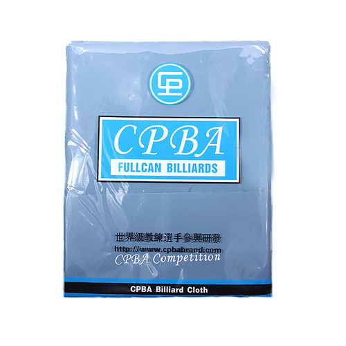CPBA Competition Pool Table Cloth 9ft Powder Blue