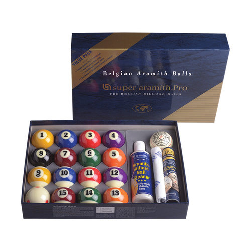 Super Aramith Pro 2 1/4" Billiard Ball Value Pack for American Pool 