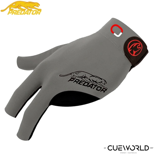 Predator Second Skin Jasmin Ouschan Signature Billiard Glove - Grey - Left Hand