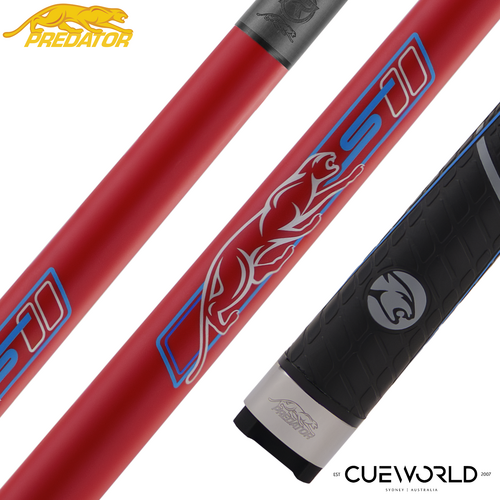 Predator Sport 2 Matte Red Pool Cue with Sport Wrap