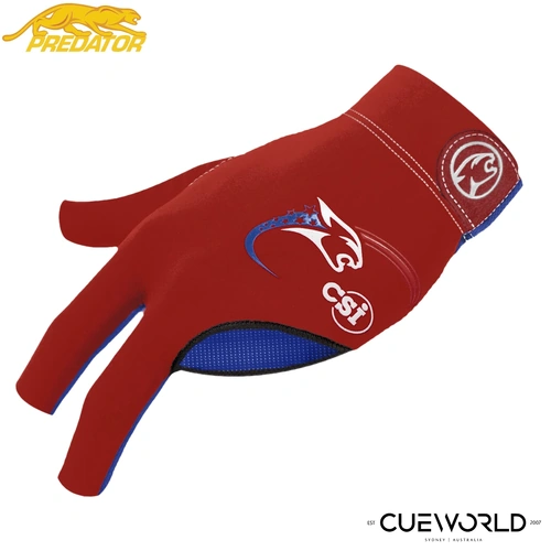 Predator Second Skin Glove USPBS Red with Blue - Left Hand