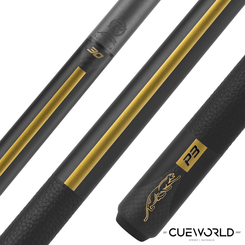 Predator 30th Anniversary Limited Edition P3 Racer Gold Pool Cue - Leather Luxe Wrap